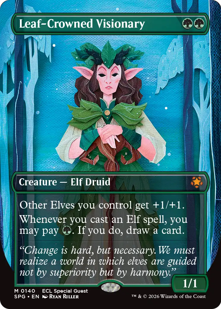 Leaf-Crowned Visionary Card Image