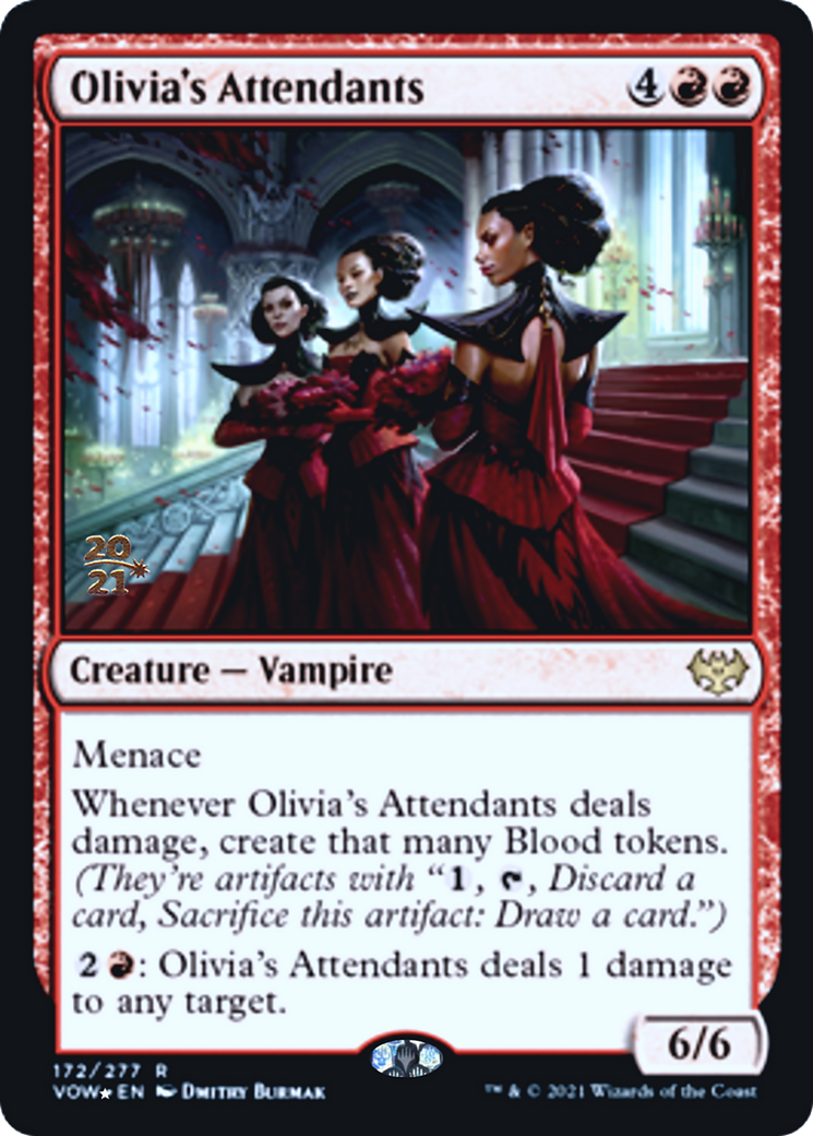 Olivia's Attendants Card Image
