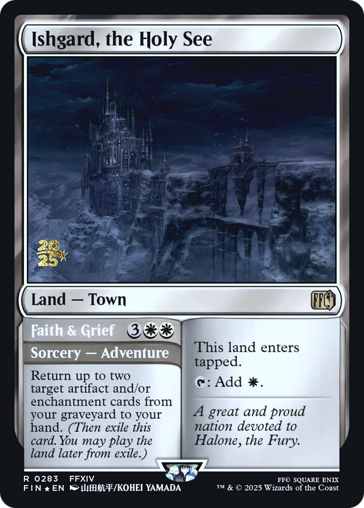 Ishgard, the Holy See // Faith & Grief Card Image