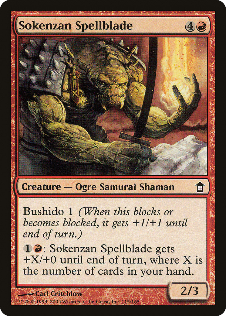 Sokenzan Spellblade Card Image