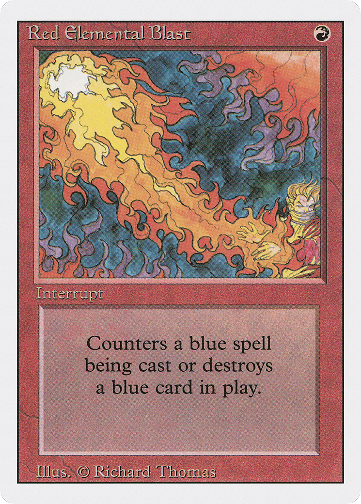 Red Elemental Blast Card Image