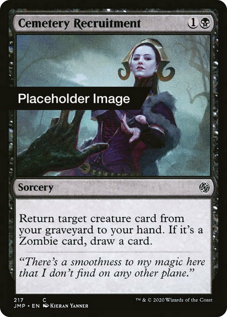 Cemetery Recruitment Card Image