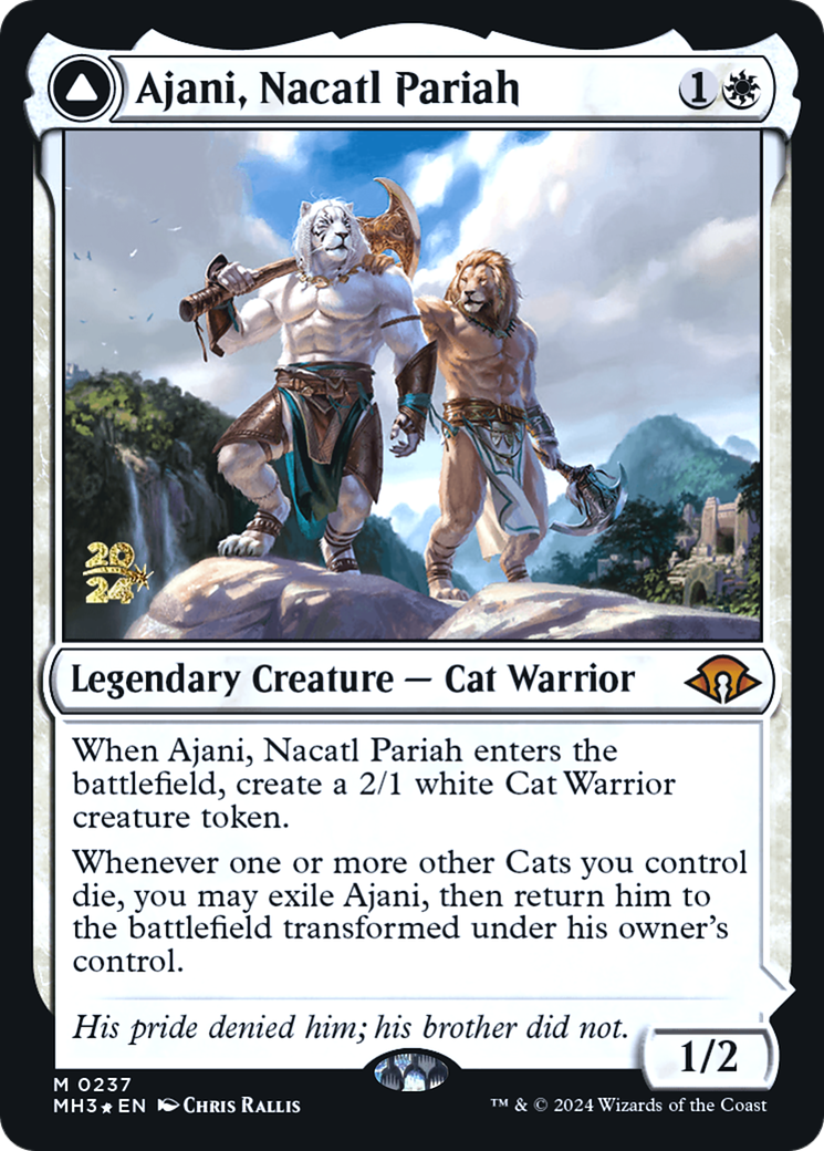 Ajani, Nacatl Pariah // Ajani, Nacatl Avenger Card Image