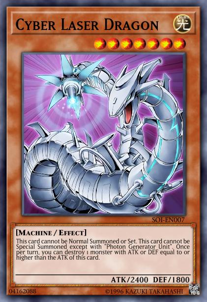 Cyber Laser Dragon Card Image