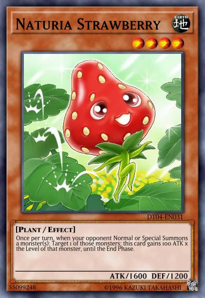 Naturia Strawberry Card Image