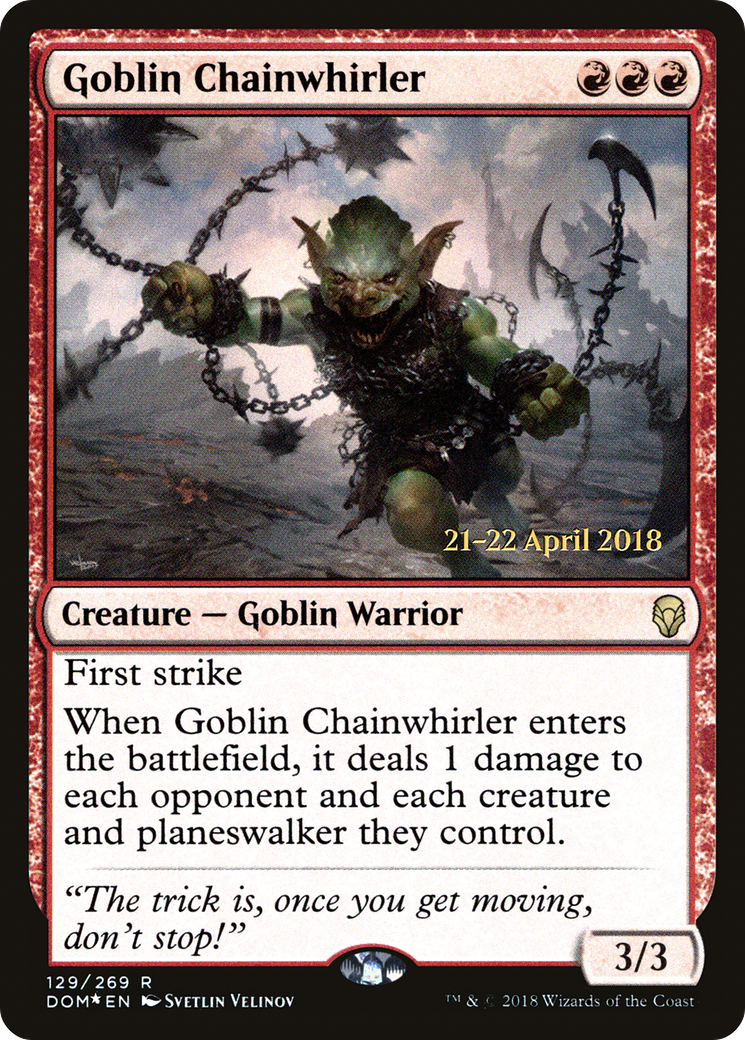 Goblin Chainwhirler Card Image