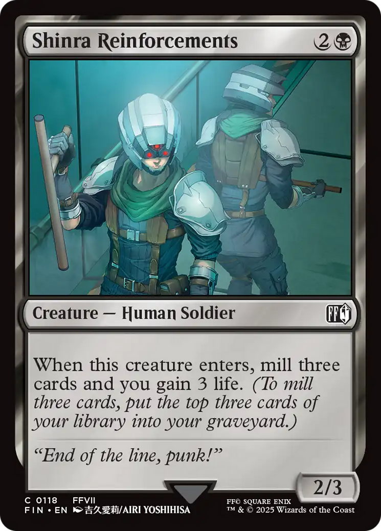 Shinra Reinforcements Card Image