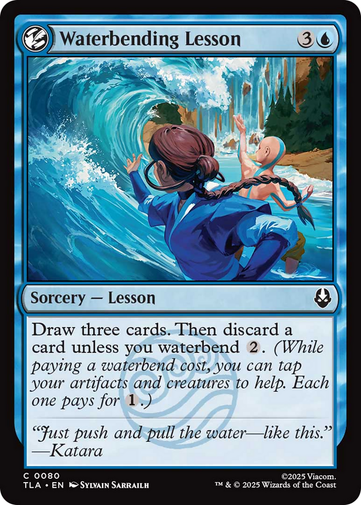 Waterbending Lesson Card Image