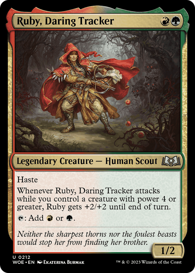 Ruby, Daring Tracker Card Image