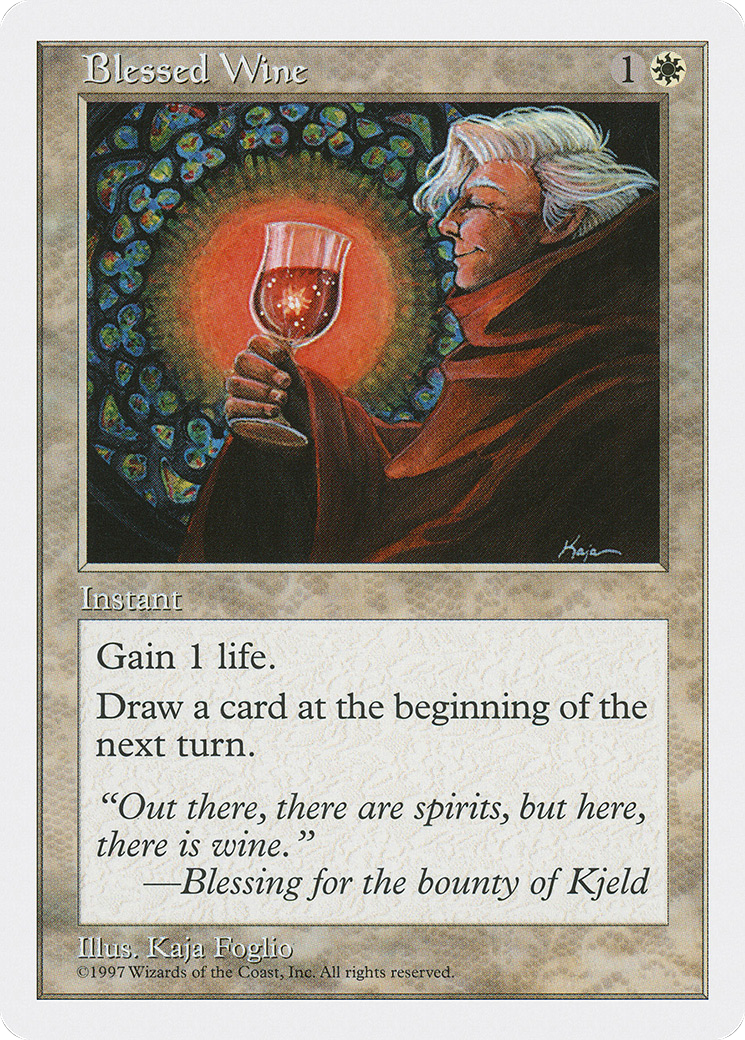 Blessed Wine Card Image