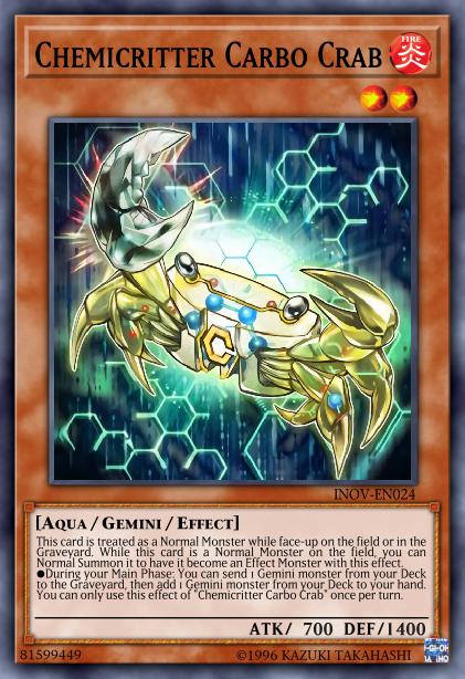 Chemicritter Carbo Crab Card Image