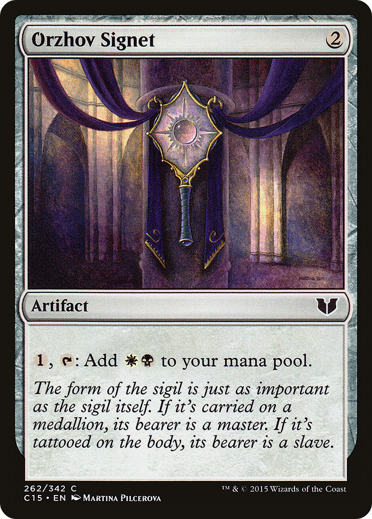 Orzhov Signet Card Image