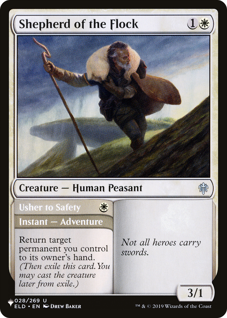 Shepherd of the Flock // Usher to Safety Card Image