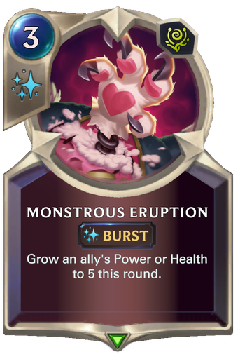 Monstrous Eruption Card Image