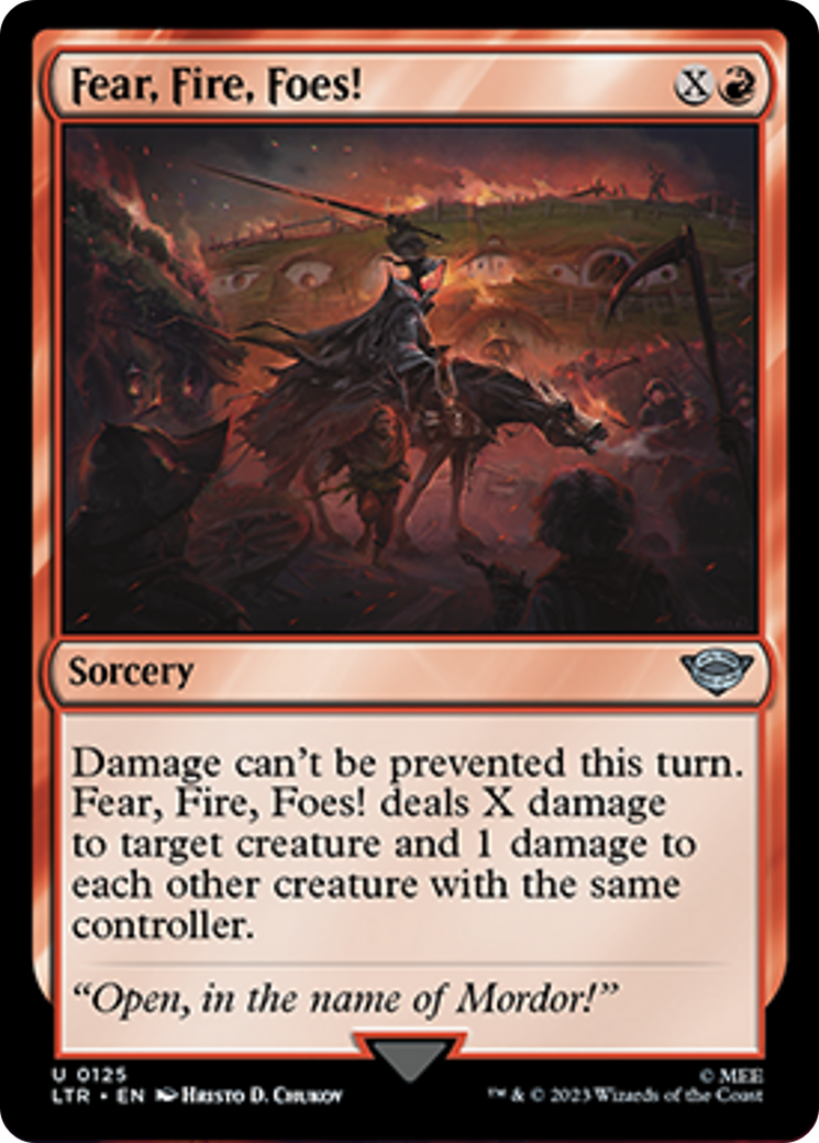 Fear, Fire, Foes! Card Image