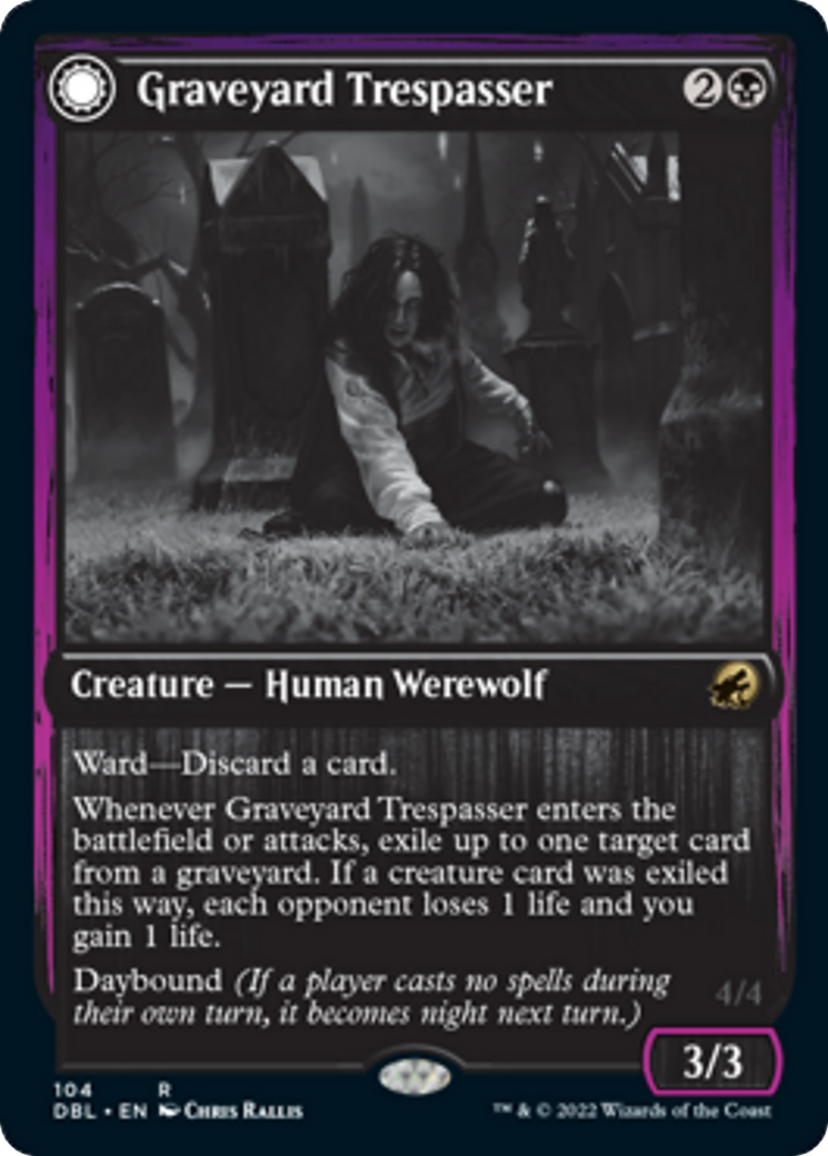 Graveyard Trespasser // Graveyard Glutton Card Image