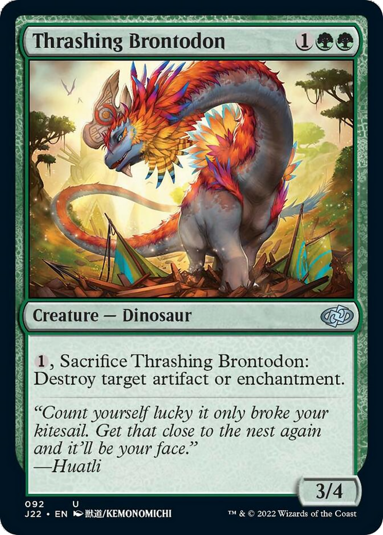 Thrashing Brontodon Card Image