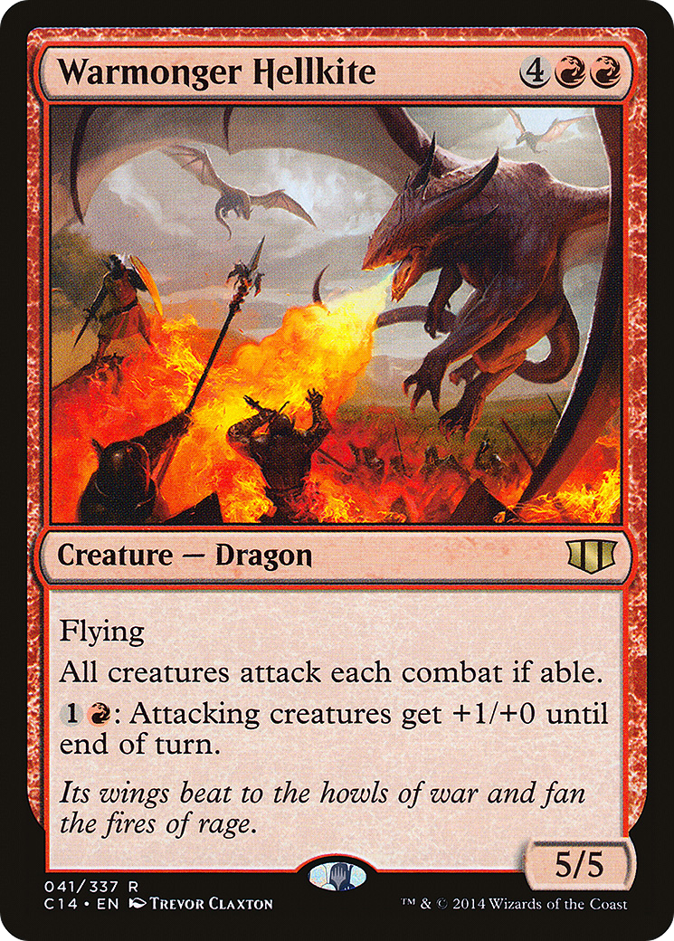 Warmonger Hellkite Card Image