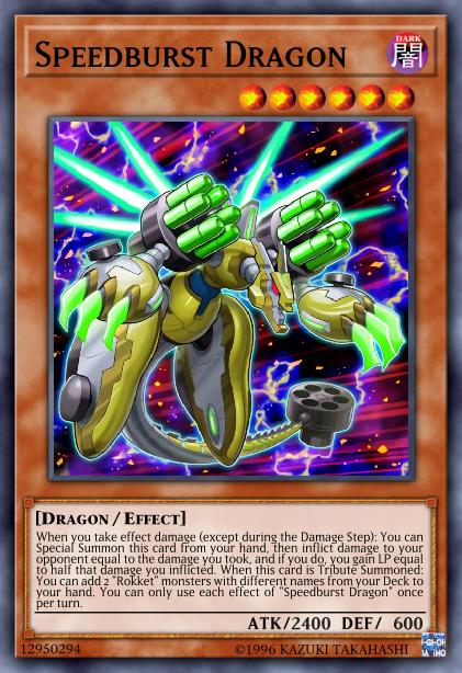 Speedburst Dragon Card Image