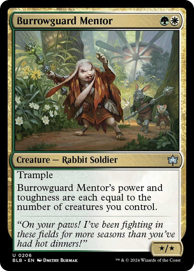 Burrowguard Mentor Card Image