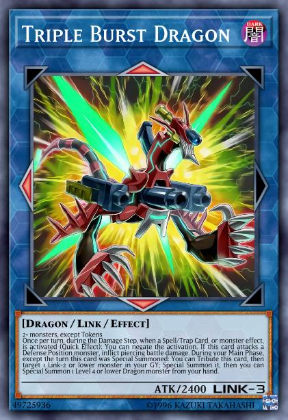 Triple Burst Dragon Card Image