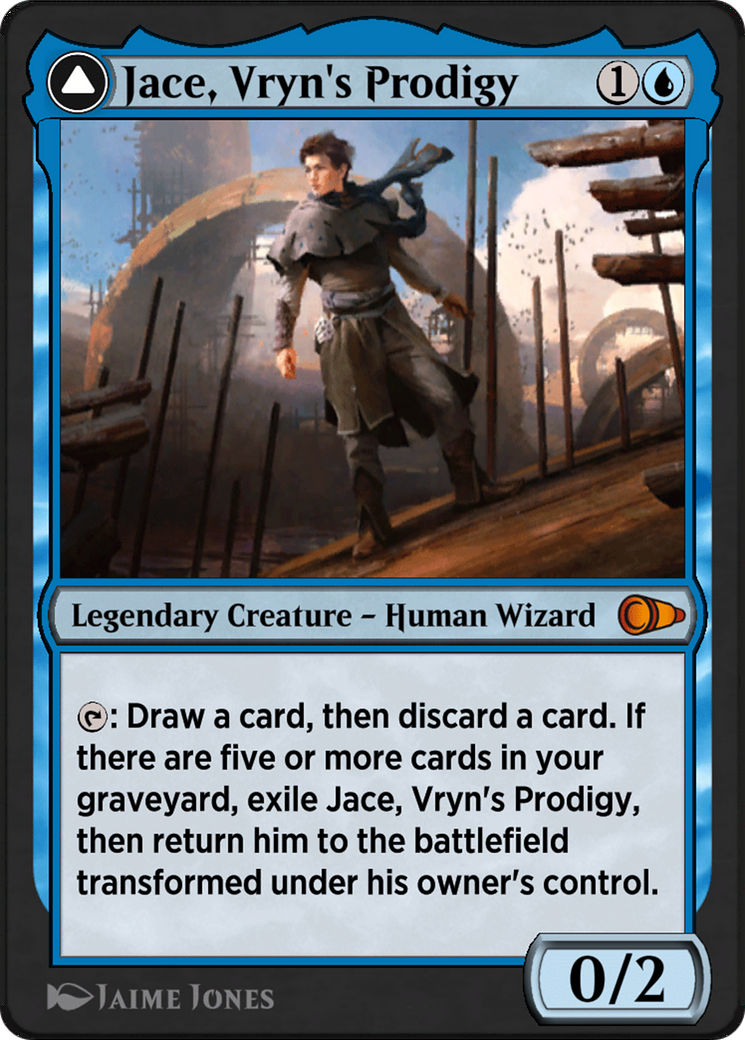 Jace, Vryn's Prodigy // Jace, Telepath Unbound Card Image