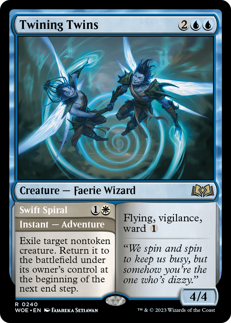 Twining Twins // Swift Spiral Card Image