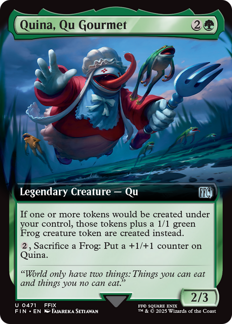 Quina, Qu Gourmet Card Image