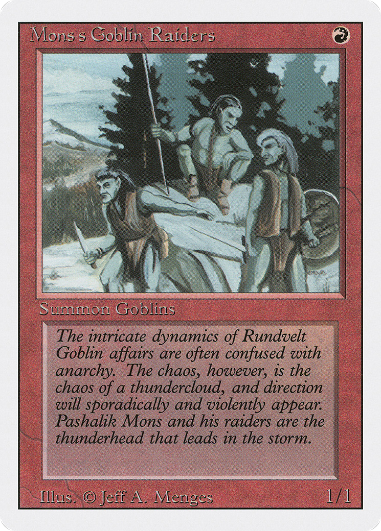 Mons's Goblin Raiders Card Image