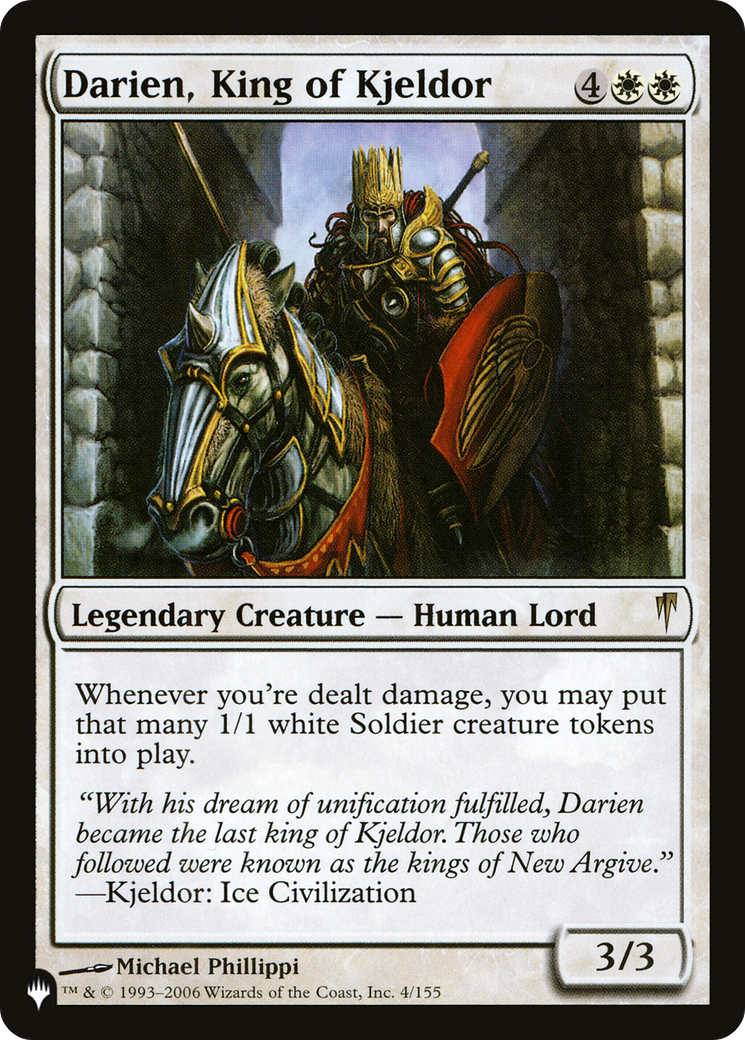 Darien, King of Kjeldor Card Image