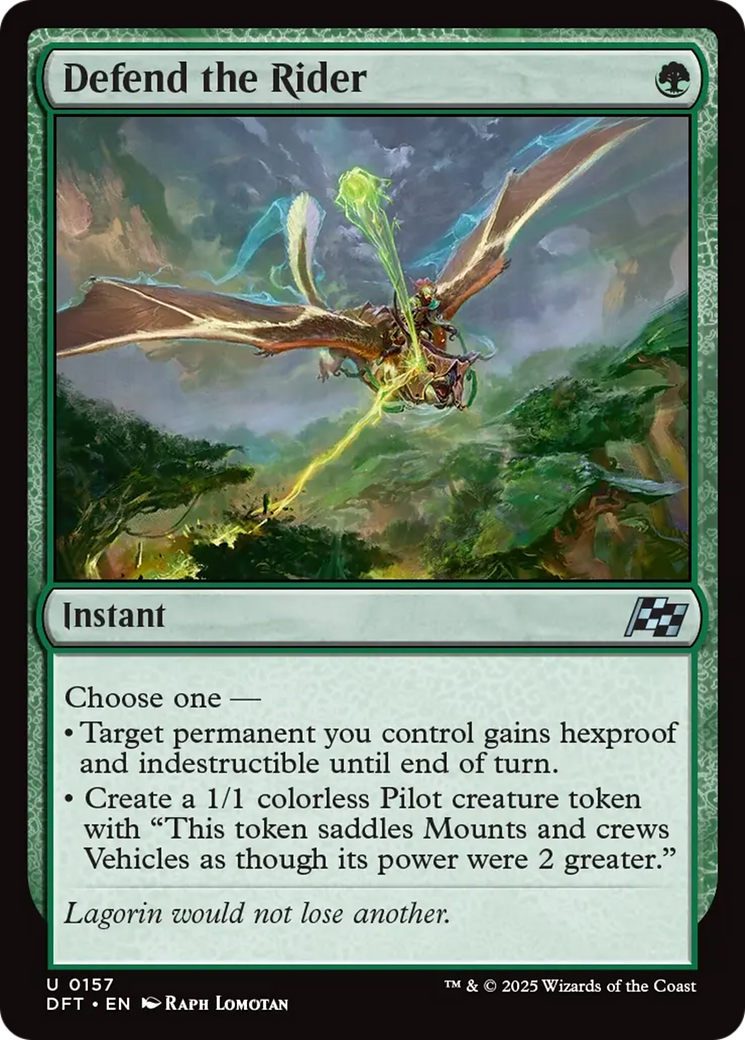 Defend the Rider Card Image