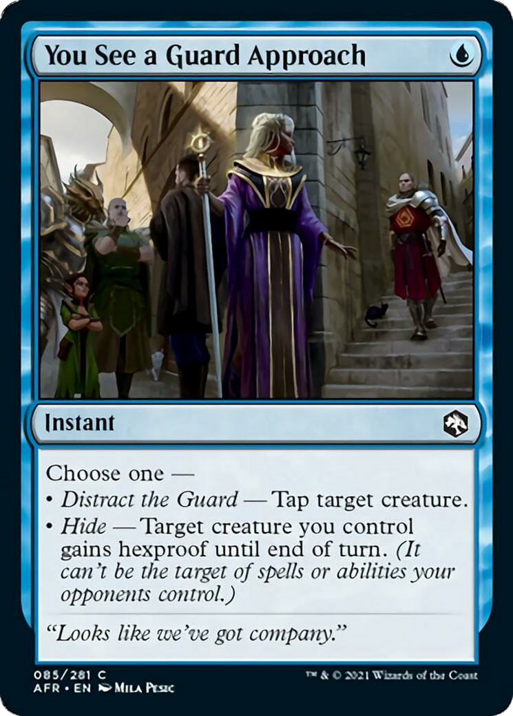 You See a Guard Approach Card Image