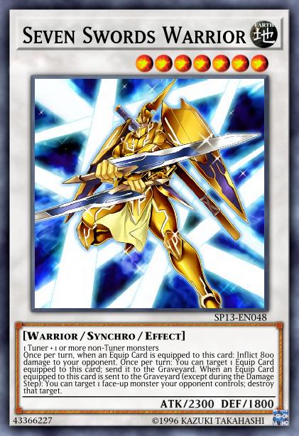 Seven Swords Warrior Card Image