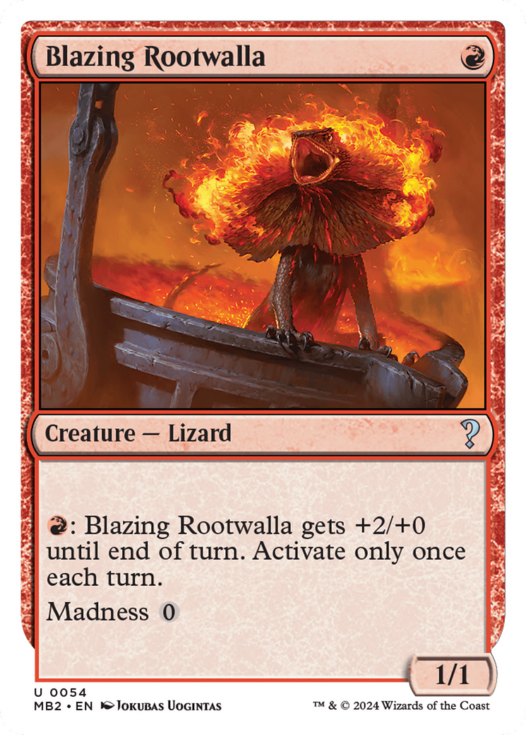 Blazing Rootwalla Card Image