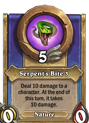 Serpent's Bite 3 Card Image