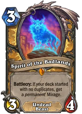 Spirit of the Badlands Card Image