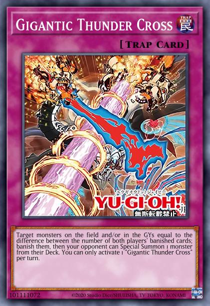 Gigantic Thunder Cross Card Image