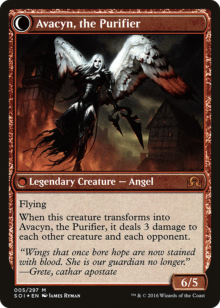 Archangel Avacyn // Avacyn, the Purifier Card Image