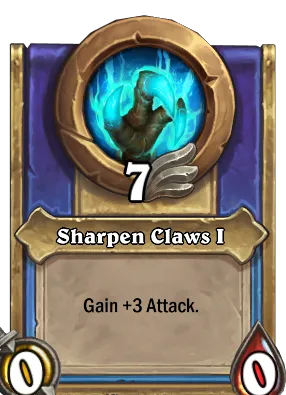 Sharpen Claws I Card Image