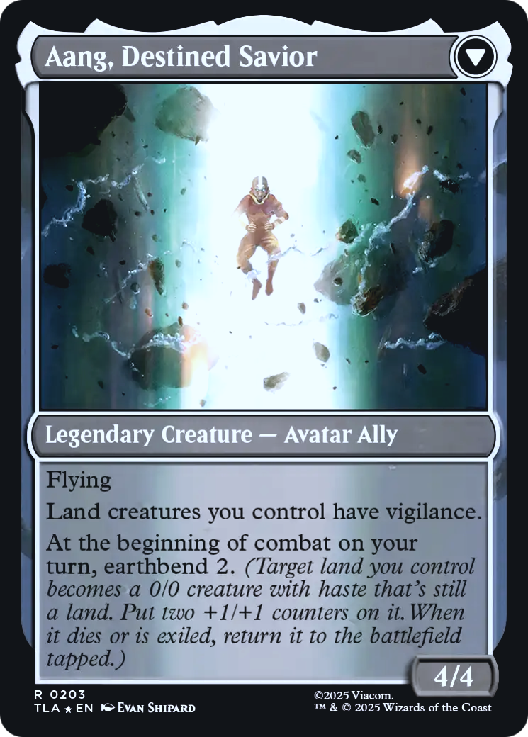 Aang, Destined Savior Magic: The Gathering card