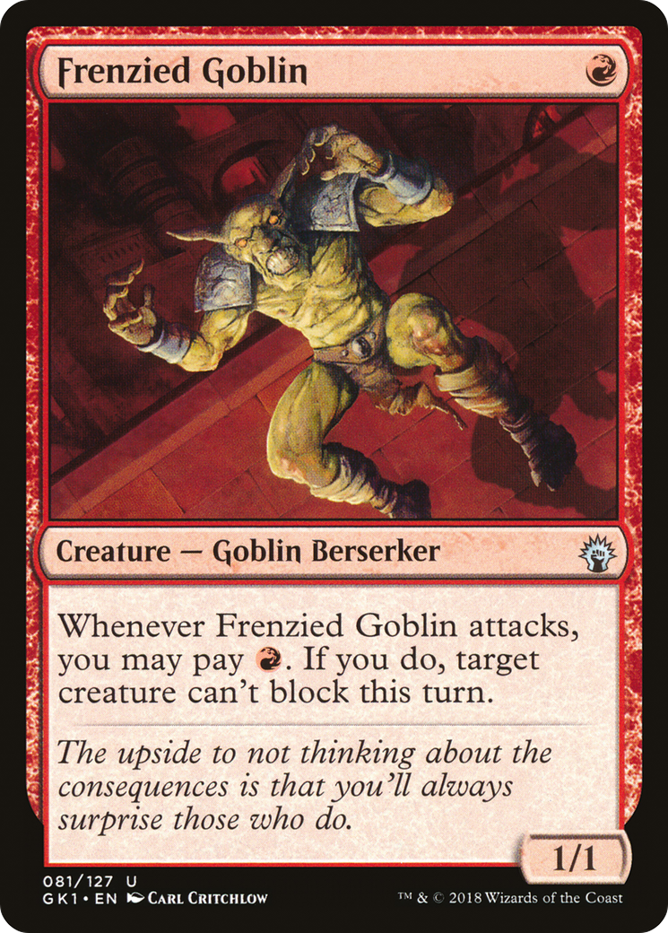 Frenzied Goblin Card Image