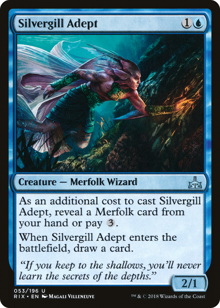 Silvergill Adept Card Image