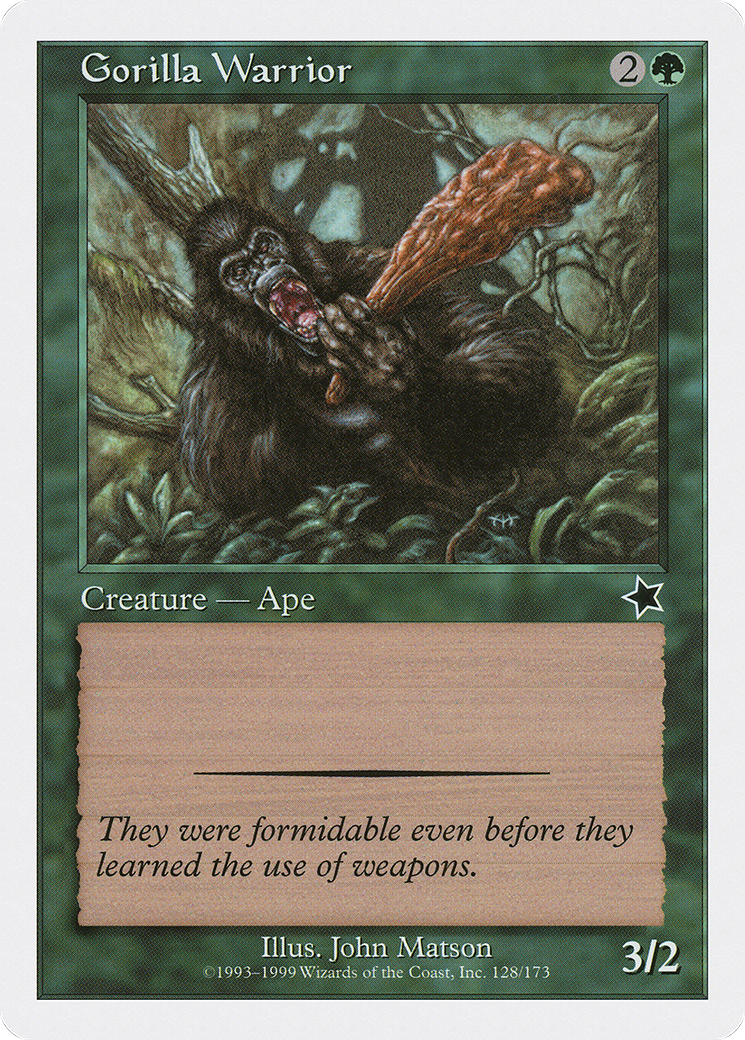 Gorilla Warrior Card Image