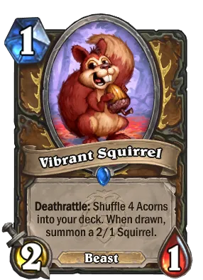 Vibrant Squirrel Card Image