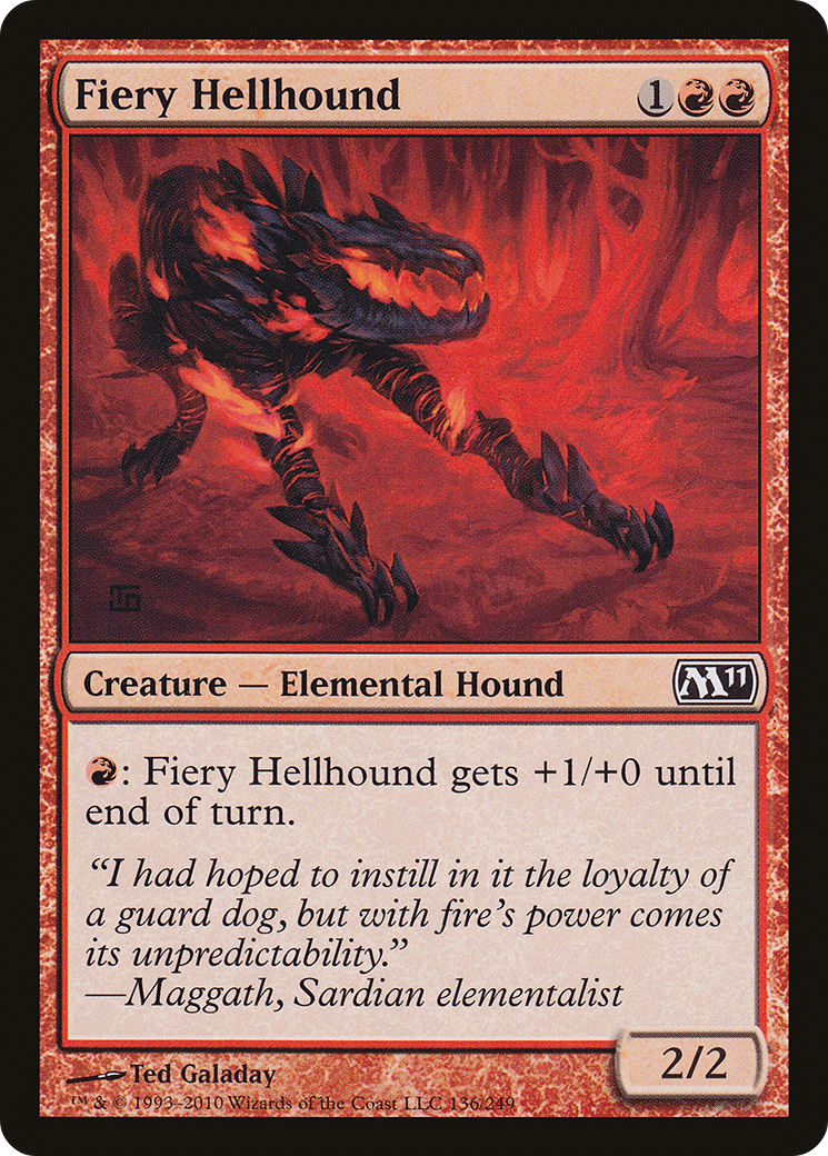 Fiery Hellhound Card Image