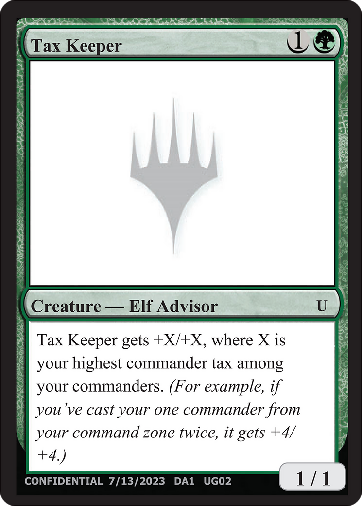 Tax Keeper Card Image