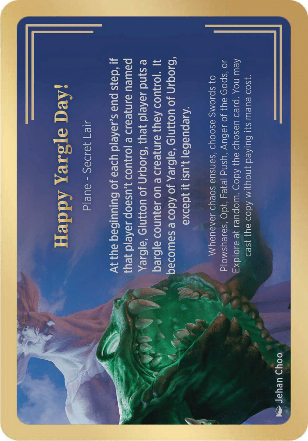Happy Yargle Day! Card Image