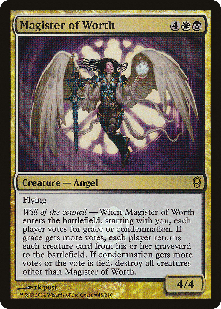 Magister of Worth Card Image