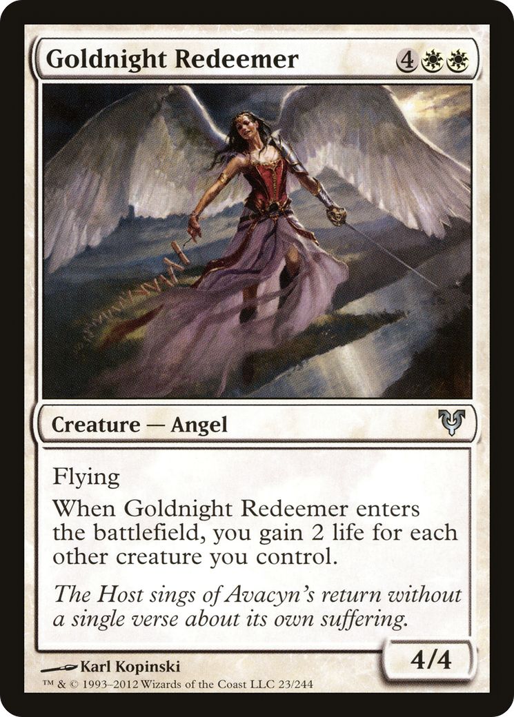 Goldnight Redeemer Card Image