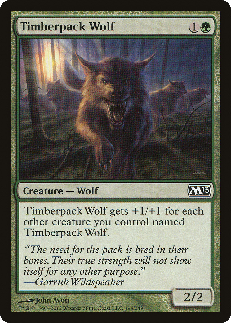 Timberpack Wolf Card Image